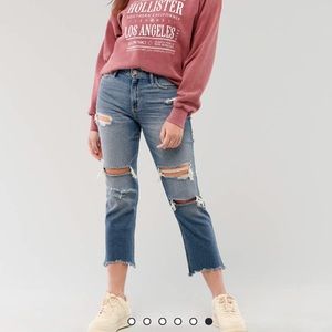 Hollister High Rise Slim Crop